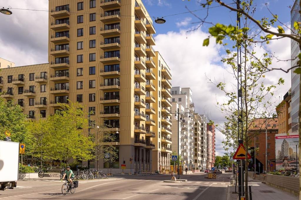 Modern Elegance I Hagastaden Apartment Stockholm Luaran gambar